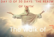 The walk of faith