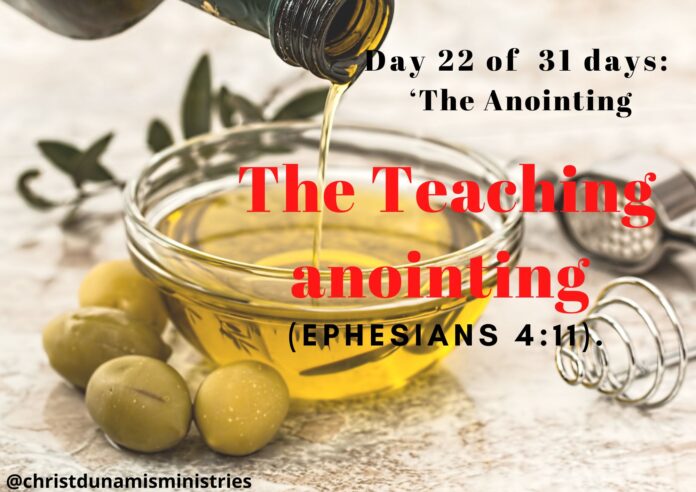 The Teaching anointing