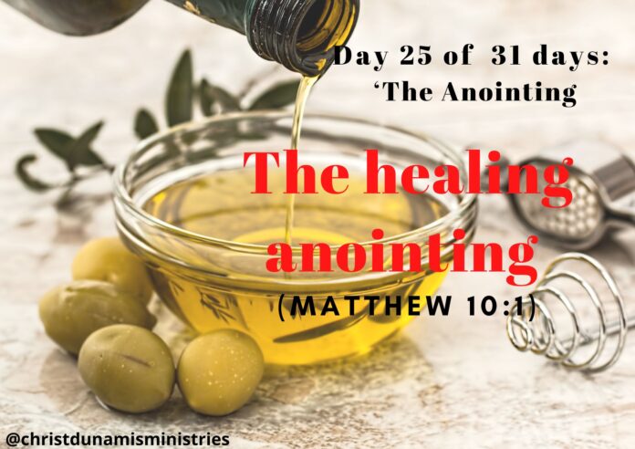 The healing anointing
