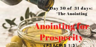 Anointing for Prosperity