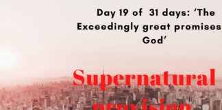 Supernatural provision