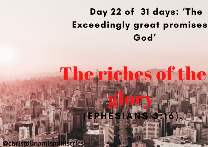 The riches of the glory