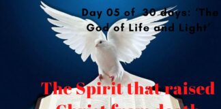 The Spirit that raised Christ from death