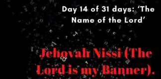 Jehovah Nissi (The Lord is my Banner).