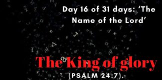 The King of glory