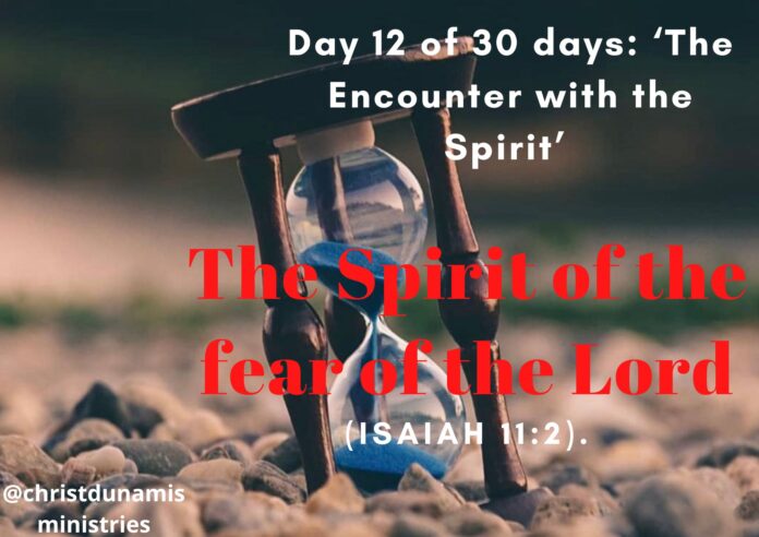 The Spirit of the fear of the Lord