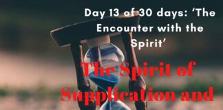 The Spirit of Supplication and Grace