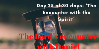 The Lord’s encounter with Daniel