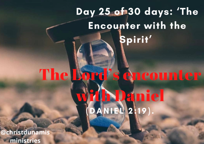 The Lord’s encounter with Daniel