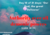 Authority over all demonic powers