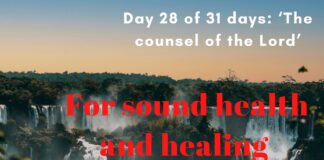For sound health and healing