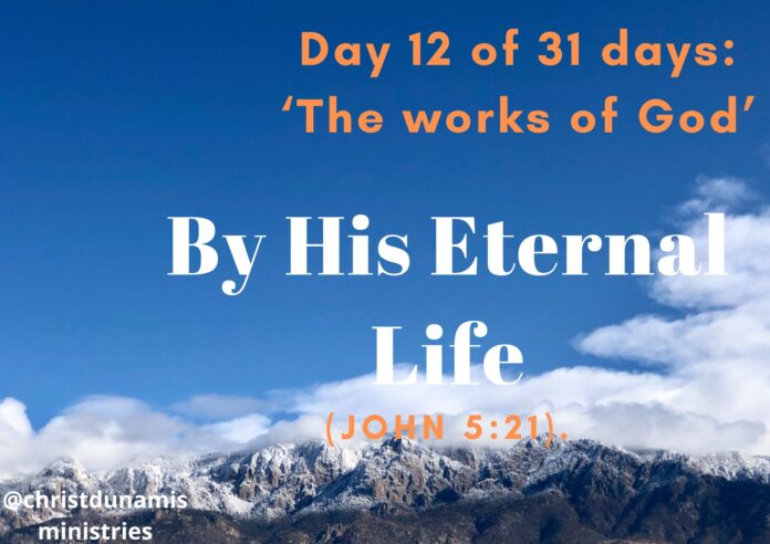 By His Eternal Life