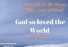 God so loved the World