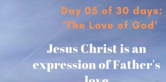 Jesus Christ is an expression of Father's love