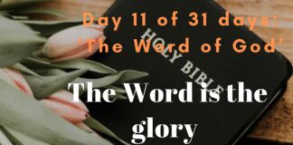 The Word is the glory