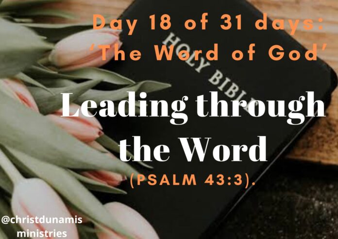 Leading through the Word