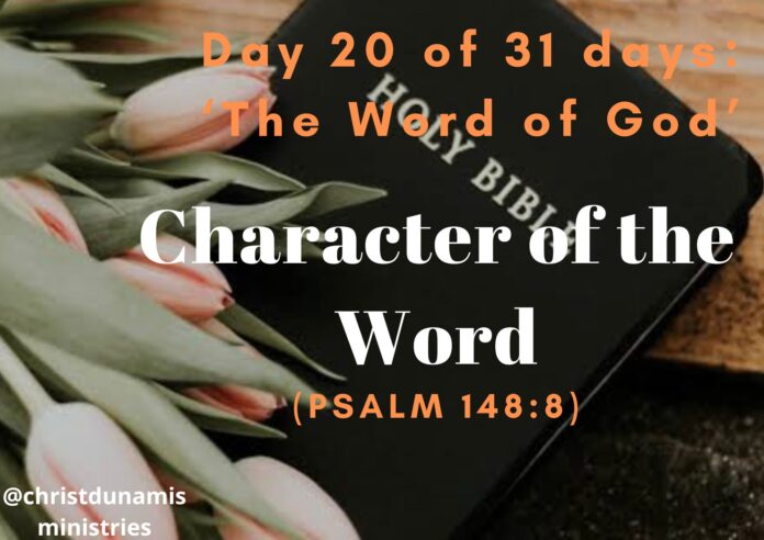 Character of the Word