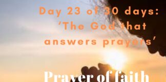 Prayer of faith