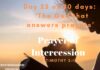 Prayer of Intercession