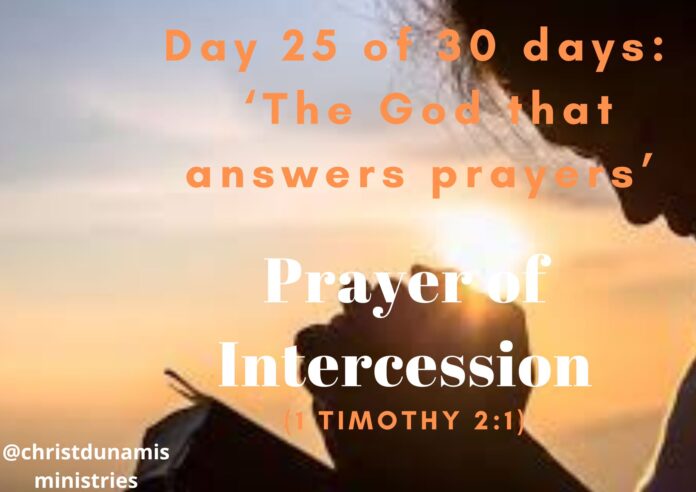 Prayer of Intercession