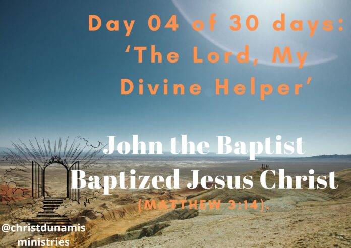 John the Baptist Baptized Jesus Christ