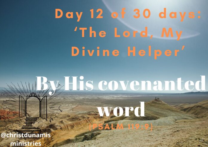 By His covenanted word
