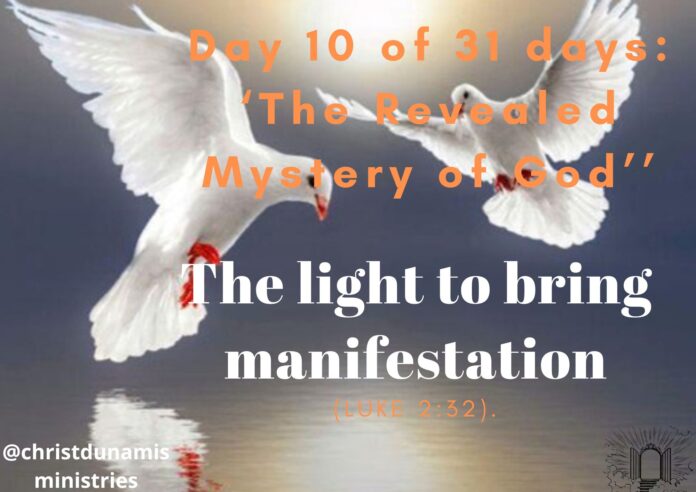 The light to bring manifestation