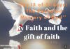 By Faith and the gift of faith