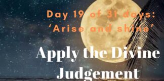 Apply the Divine Judgement