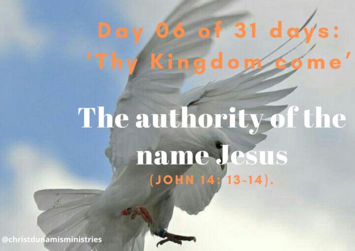 The authority of the name Jesus
