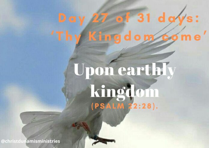 Upon earthly kingdom