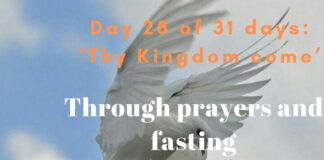 Through prayers and fasting
