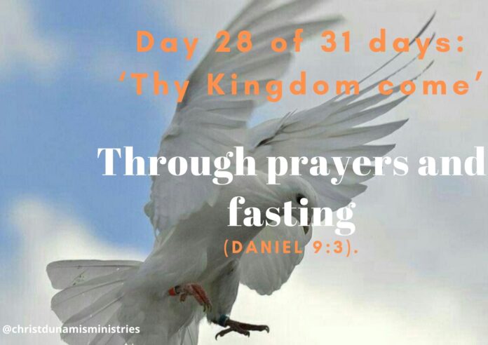 Through prayers and fasting