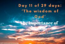 The importance of wisdom