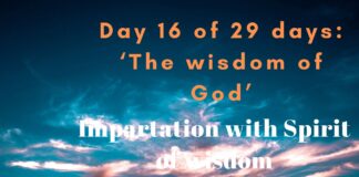 Impartation with Spirit of wisdom