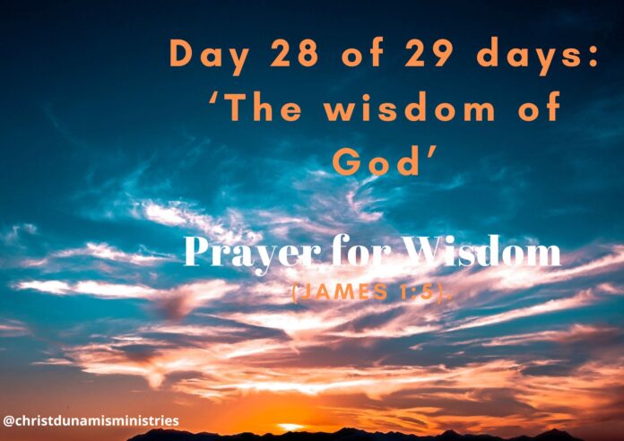 Prayer for Wisdom
