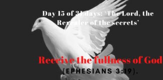 Receive the fullness of God