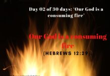 Our God is a consuming fire