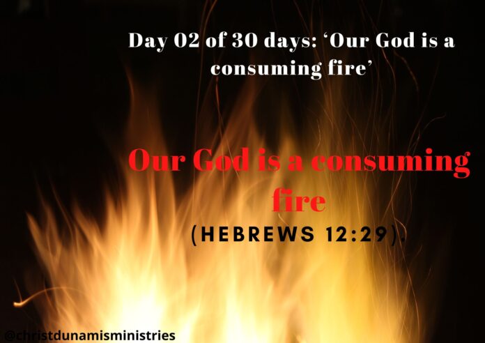 Our God is a consuming fire