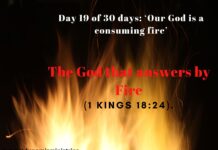 The God that answers by Fire