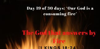 The God that answers by Fire