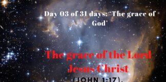 The grace of the Lord Jesus Christ