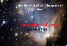 Abundance of grace