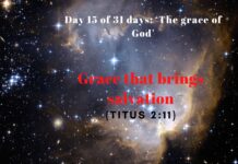 Grace that brings salvation