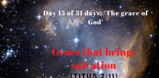 Grace that brings salvation