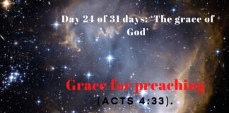 Grace for preaching