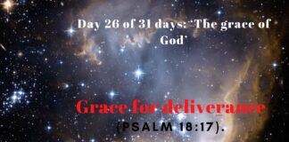 Grace for deliverance