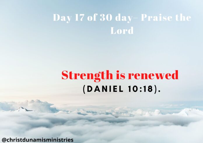 Strength is renewed