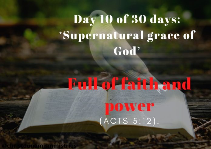 Full of faith and power